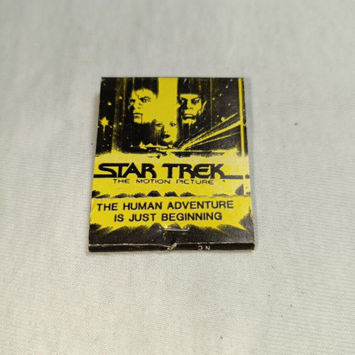 Star Trek rare old American promotional matchbook unused