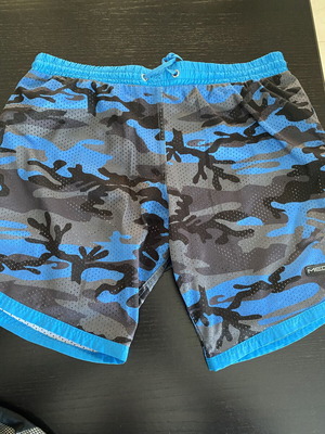 Med men's swim shorts like new, size M, black and blue