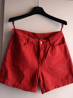 A.L.E. women's shorts red size 28 100% cotton new