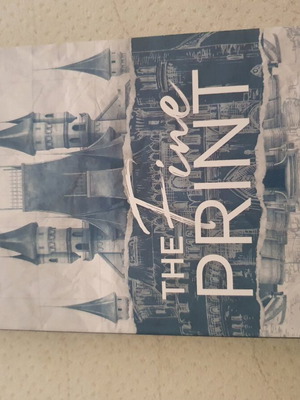 The Fine Print book used, English