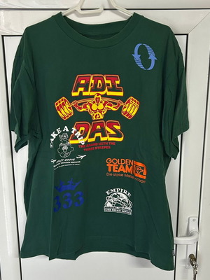 Adidas Herren Skate Test T-Shirt like new, size XL, dark green