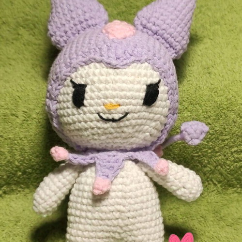 Kuromi crochet doll new handmade