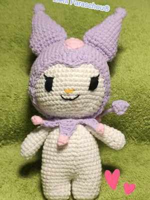Kuromi crochet doll new handmade