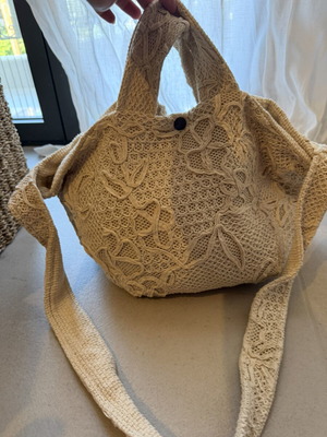 Nidodileda reversible crossbody bag new, beige