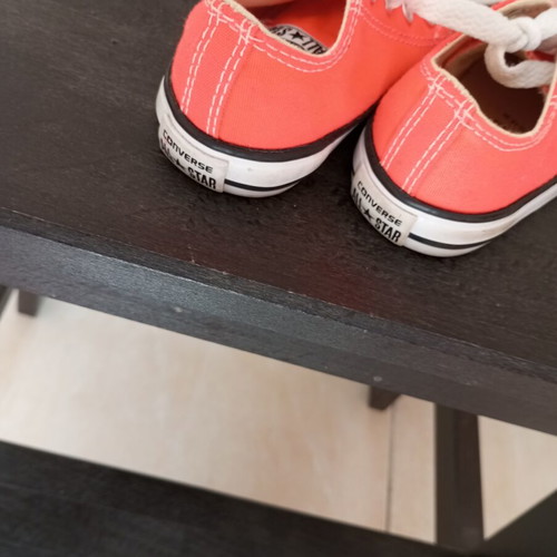 Converse kids' sneakers size 21, orange