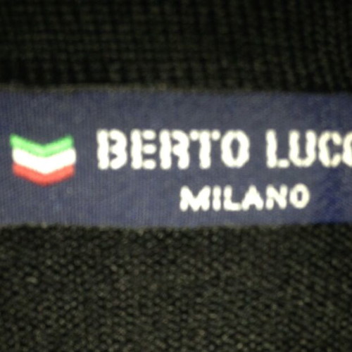 Berto Lucci wool vest used, black