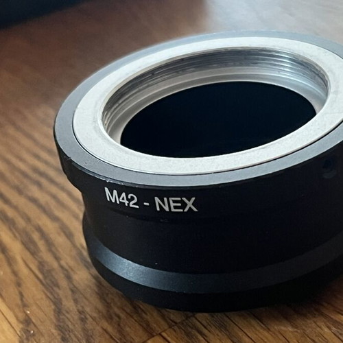 M42 to Sony E (NEX) Adapter like new, metal construction
