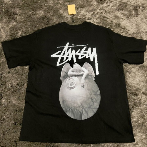 Stussy t shirt new, size large, black
