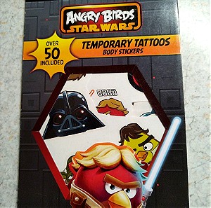 Angry birds παιδικά τατουάζ