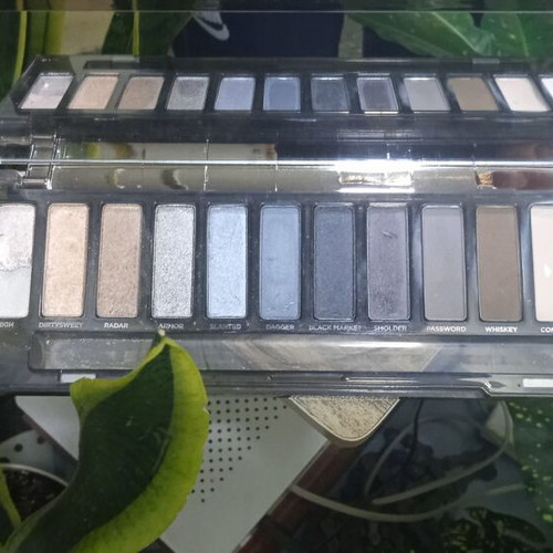 Urban Decay Naked Reloaded eyeshadow palette used, smokey