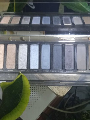 Urban Decay Naked Reloaded eyeshadow palette used, smokey