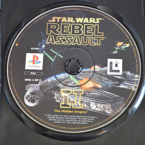 Star Wars Rebel Assault II The Hidden Empire Playstation 1 used