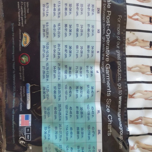 Marena Recovery Style LGS Post-Surgical Compression Girdle like new
