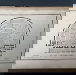 1840 Αρχαίο Ελληνικό Θέατρο σχέδιο ,ατσαλογραφία