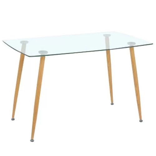 Glass kitchen table used 120x70x75