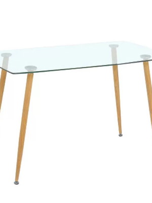 Glass kitchen table used 120x70x75