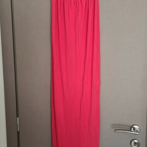 On Line coral maxi dress, A-line, beige and pink