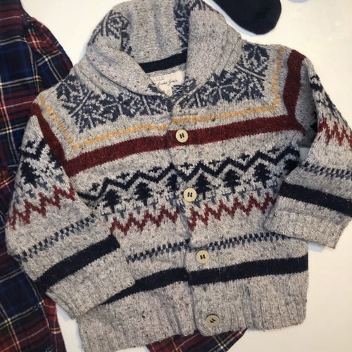 Zara wool and cotton cardigan like new for baby 12-18 months