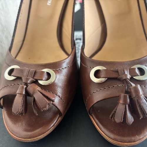 Kalogiou brown pumps like new, size 39.5