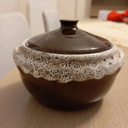 Ceramic kitchen storage container like new, unused