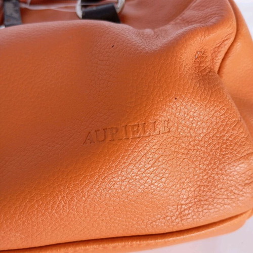 Aurielle women's handbag used brown orange