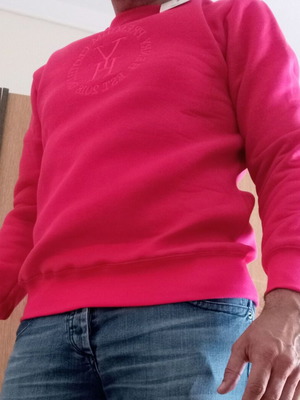 Henry Clothing men's blouse size L new, pink