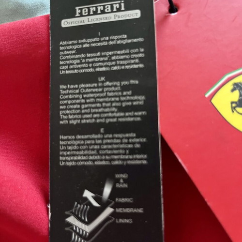Μπουφάν Ferrari, κόκκινο, μέγεθος S