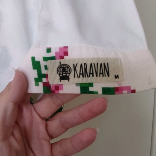 Crop top Karavan like new, white multicolor, size M