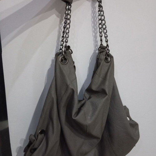 Bershka shoulder bag grey like new, large
