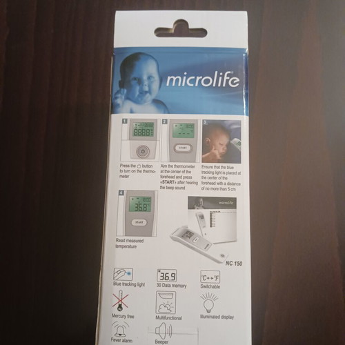 Microlife Forehead Thermometer new, non-contact electronic