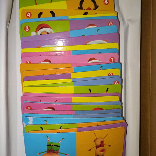 Christmas Domino board game used