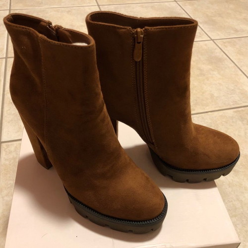 Deezee boots new brown size 39 heel 12 cm