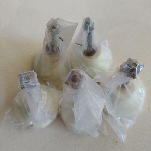 Vintage retro furniture knobs set of 5, new