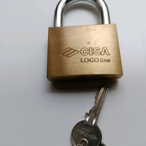 CISA Logo Line 210/60 brass padlock like new