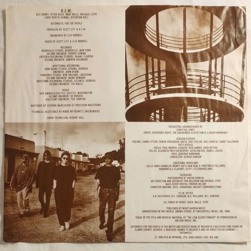 R.E.M. Automatic For The People βινύλιο μεταχειρισμένο, rock