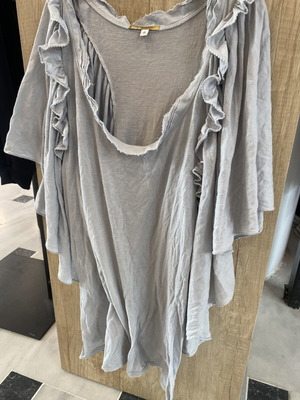 Blouse made of organic cotton, like new, gray color