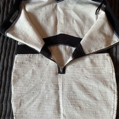 Toi&Moi strapless mini dress white new, size S