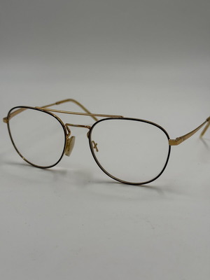 Ray-Ban RB 6414 2979 53-18 Gold & Blue Metal glasses like new