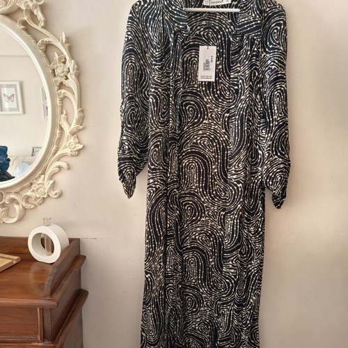 Parabita long women's shirt XL new, black and beige