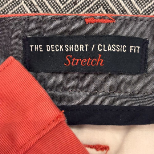 Nautica men's chino shorts coral size W32 like new