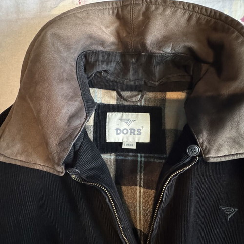 Dors men's jacket size L like new, black, warm winter coat