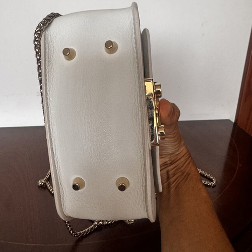 Furla Metropolis white crossbody bag limited edition