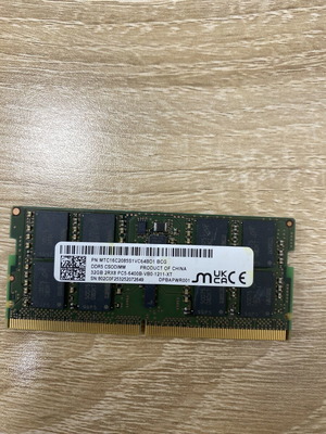 Micron 32GB DDR5-6400 SODIMM RAM