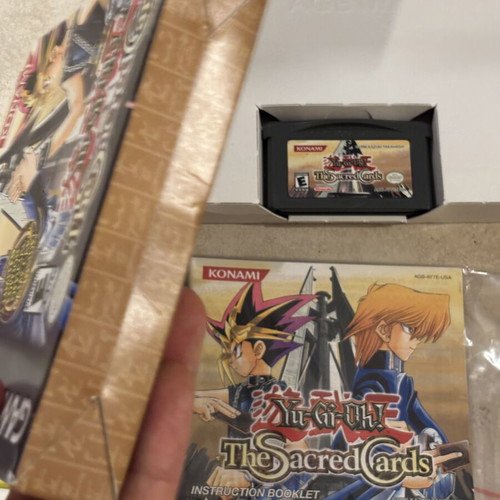 Yu-Gi-Oh! The Sacred Cards Nintendo Game Boy Advance game used