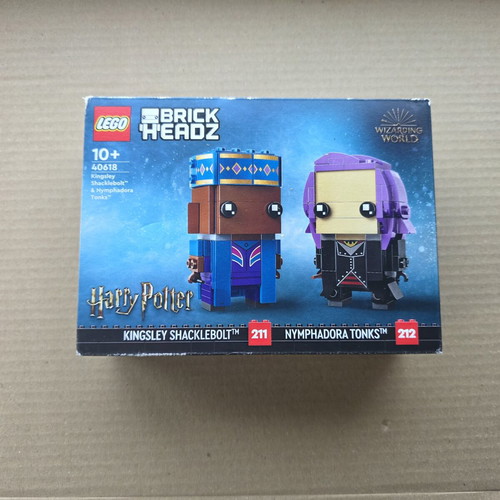 Lego Harry Potter Kingsley Shacklebolt & Nymphadora Tonks Brickheadz new