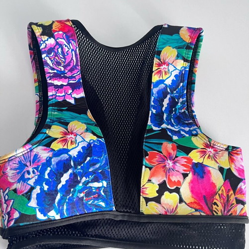 ASOS swimwear bikini top colorful floral new, Small 36
