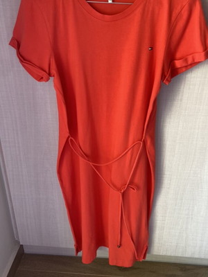 Tommy Hilfiger Casual Dress coral, like new, 100% cotton
