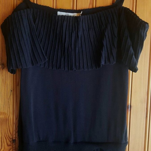Midi dress Rococo winter black, knitted top, like new