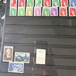 Συλλογή γραμματοσήμων Γαλλίας και Ισπανίας σαν καινούργιο, 1951-1975