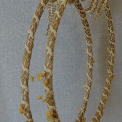 Handmade wedding crowns new boho with dried gypsophila